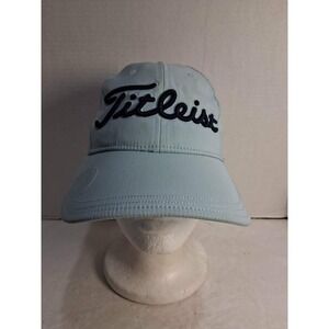 Titleist Pro V1 Golf‎ Cap Hat Light Blue FJ Logo Adjustable Strap